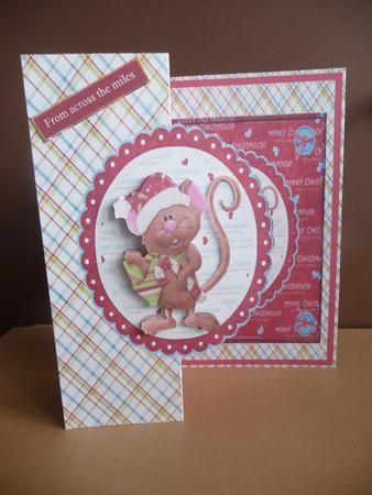 Christmouse Greetings by Cheryl Louis