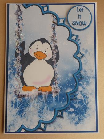Swinging Penquin by Cheryl Louis