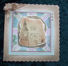 Vintage Chic Union Flag Topper Sheet by Cheryl Morrison