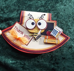 Thank You Teacher Wobble Card by Cheryl Morrison