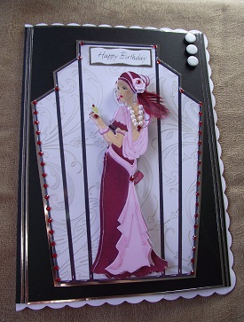 Art Deco Lady #4 by Cheryl Morrison
