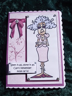 Stella Has Seen It All Quick Card by Cheryl Morrison