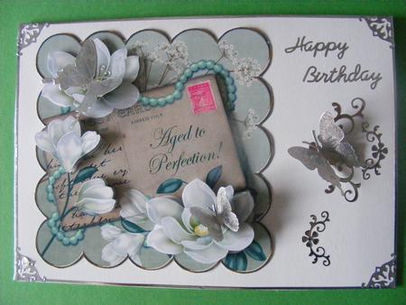 Olive Magnolia Aged to Perfection 6in Decoupage Step by Step by Cheryl Smith