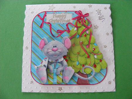 Christmas Tree and Mouse by Cheryl Smith