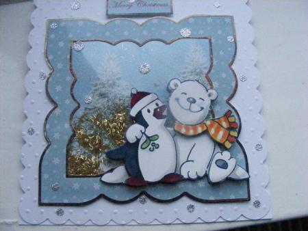 Christmas Animal Friends, Penguin and Polar Bear by Cheryl Smith