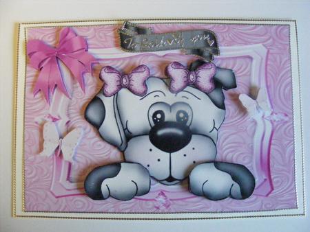 Pretty in Pink Puppy by Cheryl Smith