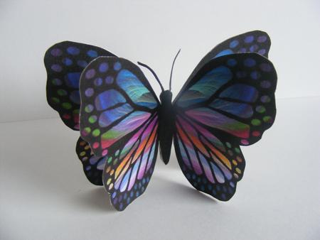 Mini 3D Butterfly (rainbow Pattern) Mini Kit by Cheryl Smith
