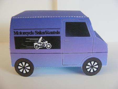 Model Van - Motorcycle Sales & Rentals by Cheryl Smith