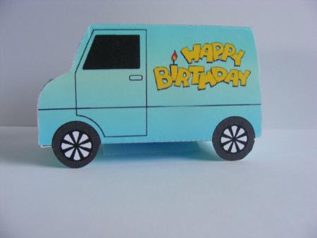 Model Van - Happy Birthday 4 by Cheryl Smith
