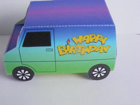 Model Van - Happy Birthday 1 by Cheryl Smith