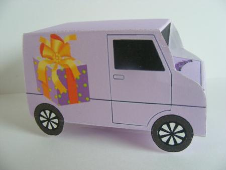 Model Van - Birthday Gift - Bonnet Text by Cheryl Smith