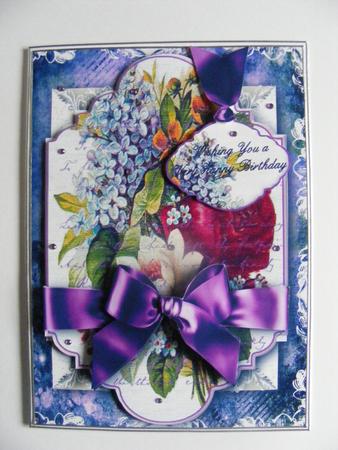 Victorian Flower Collection - Forget-me-nots & Roses by Cheryl Smith