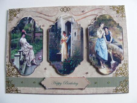 Vintage Scenes Panel Card by Cheryl Smith