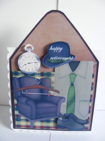Vintage Male Card by Cheryl Smith