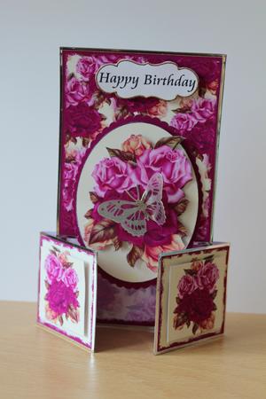 Dutch Fold Card - Sunday Roses by Cheryl Smith