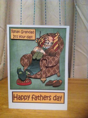 Relax Grandad Its Your Day by Cheryl Wells