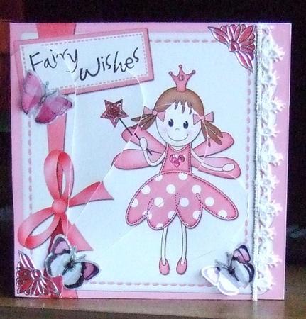 Fairy Twinkletoes and Lace Fan Pyramage Topper by Chris Keys