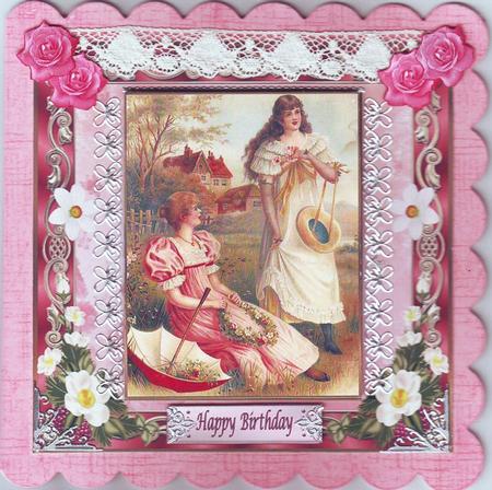 Vintage 8 x 8ins Ladies Mini Kit by Chris Keys