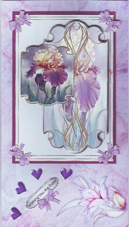 Majestic Iris Card Topper 1 by Chris Keys