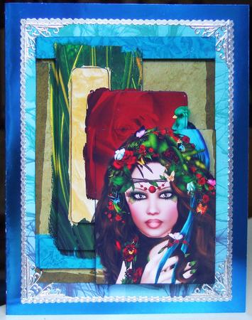 Quetzal A5 Pyramid Card by Chris Keys