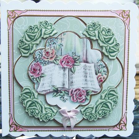 Glory Book Olive Rose Fancy 8in Decoupage Cf Kit by Chris Keys