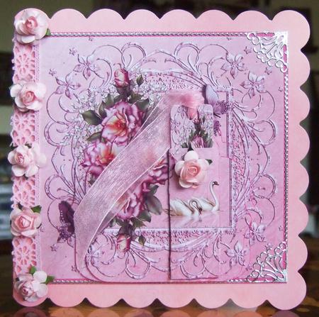 Pink Rose and Butterflies Mini Kit by Chris Keys
