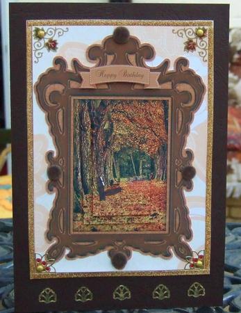 Walk in the Park Framed Plate Card Mini Kit by Chris Keys