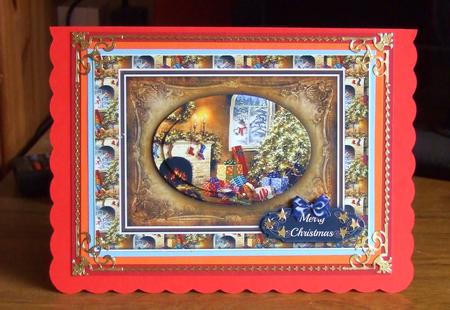 Festive Fireplace Quick Card by Chris Keys