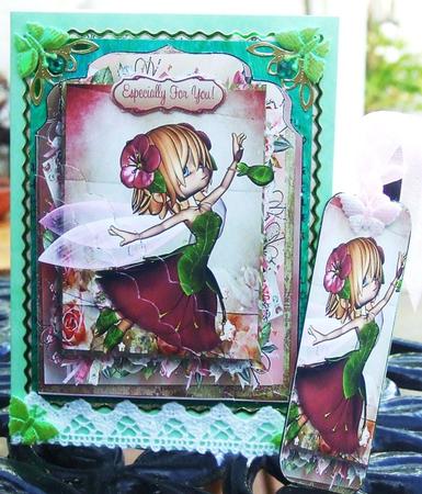 Flower Fairy Shaped Card by Chris Keys
