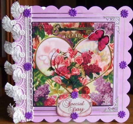 Key to My Heart Topper & Heart Pyramid Layers by Chris Keys