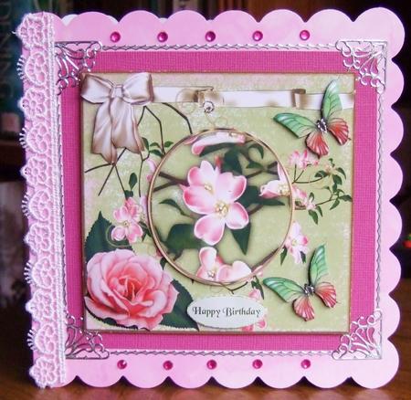 Blossoms Magnified Card Topper & Decouapge by Chris Keys