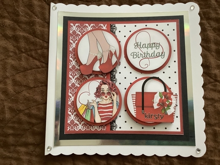 Shopping Spree - Round Layers Card Mini Kit by Chris Lawlor