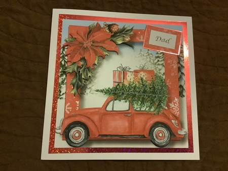 The Christmas Car - Red 2 by Chris Lawlor