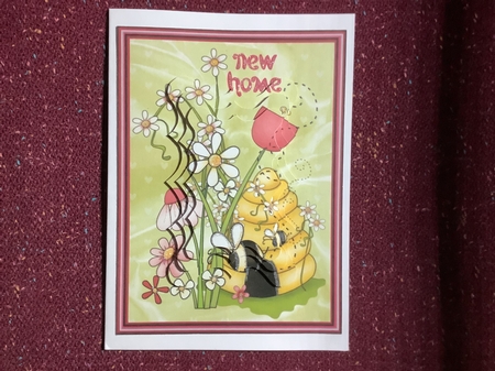 Busy Bees New Home Fancy Edged Pyramid by Chris Lawlor