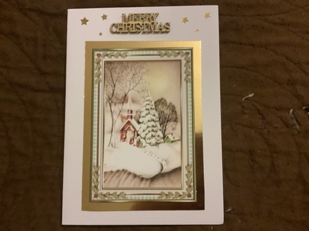 Christmas Mass Vintage Topper by Chris Lawlor