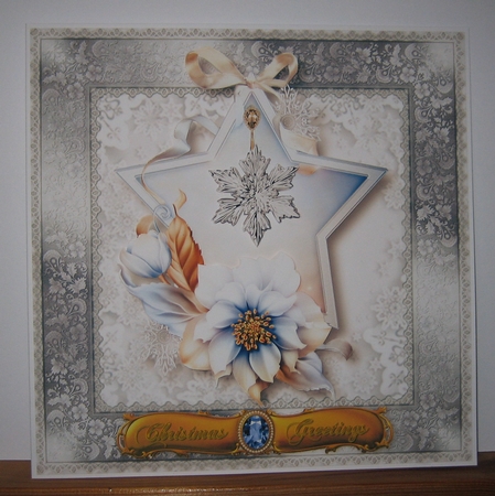 Christmas Corsage - Ribbon Star by Christine Smart