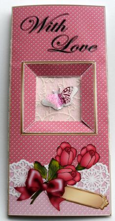 Add a Photo Rose and Lace with Easy Fold Frame by Christine Smart