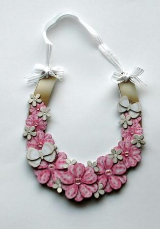 Beautiful Pink/cream Trim 3D Decoupage Wedding Horseshoe Kit by Christine Smart