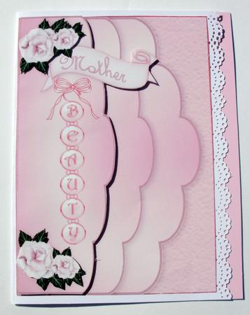 Tags Scallops and Roses for Mother by Christine Smart