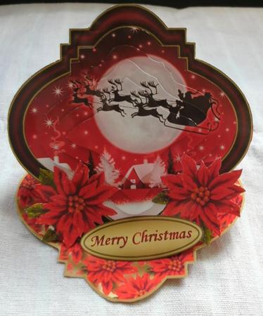 Over the Skies Bracket Shaped Easel Card Kit by Christine Smart