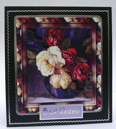 Roses and Tulips Double Corner Stacker by Christine Smart