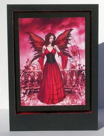 Beautiful Red Fairy Pyramid by Christine Smart
