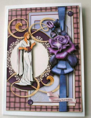 Eternal Beauty Card Topper by Christine Smart
