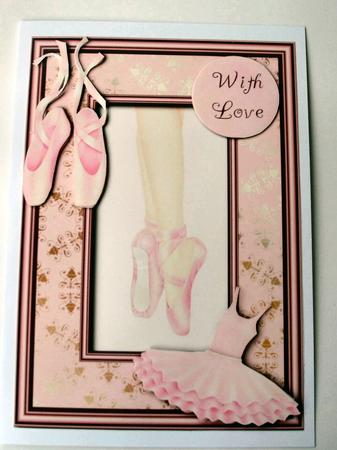 Ballet Pink + Decoupage by Christine Smart