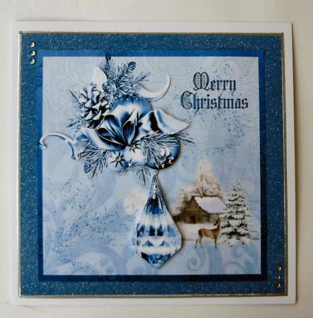 Merry Christmas in Blue Step by Step by Christine Smart