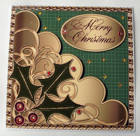 Christmas Topper with Scalloped Layer 1 by Christine Smart