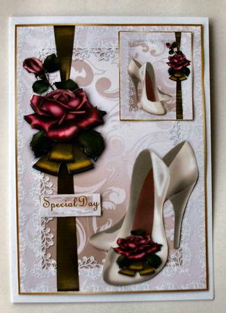 Lace,roses and Shoes Special Day by Christine Smart