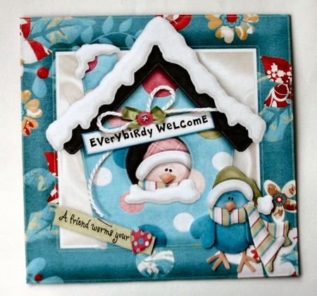 A Friend Warms Your Heart Two Little Snowbirds by Christine Smart