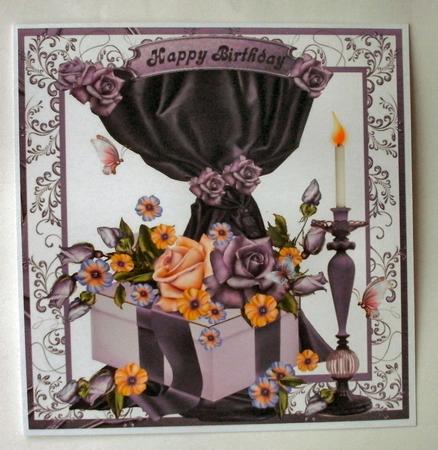 The Gift of Roses Topper and Gift Tag by Christine Smart