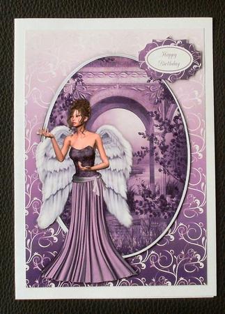 Purple Angel by Christine Smart